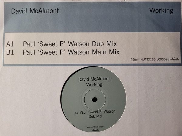 Обложка пластинки David McAlmont – Working