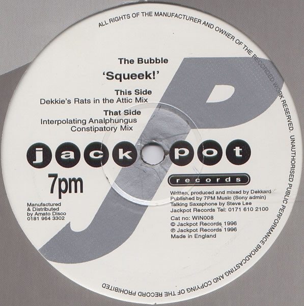 Обложка пластинки The Bubble – Squeek!