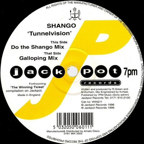 Обложка пластинки Shango (2) – Tunnelvision