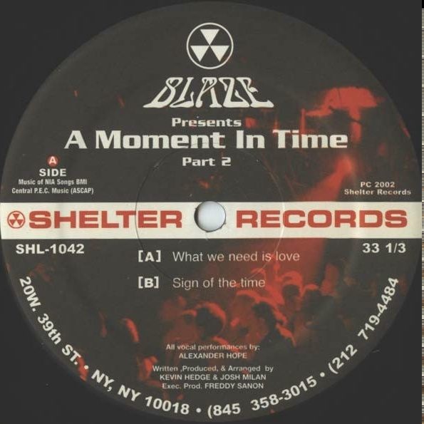 Обложка пластинки Blaze – A Moment In Time (Part 2)