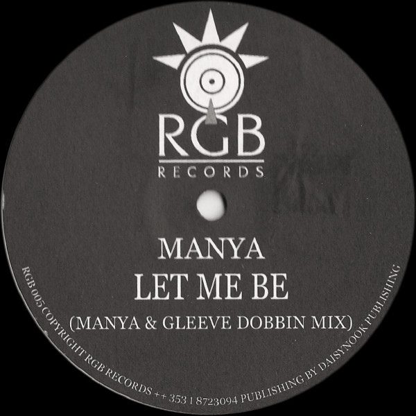 Обложка пластинки Manya – Let Me Be
