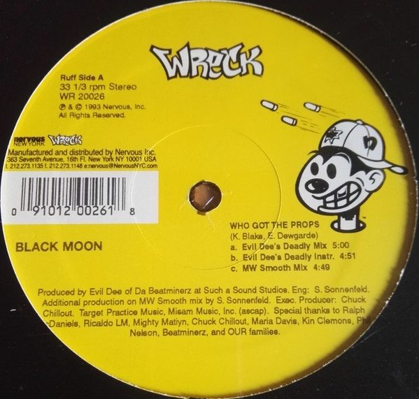 Обложка пластинки Black Moon – Who Got The Props / F**k It Up