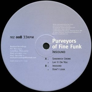 Обложка пластинки Purveyors Of Fine Funk – Insound EP