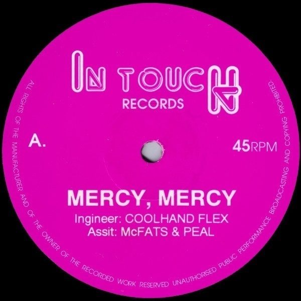 Обложка пластинки Coolhand Flex – Mercy, Mercy / Legal Rights