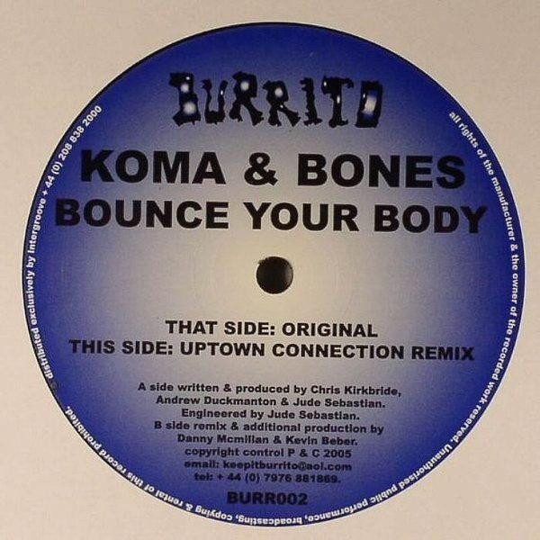 Обложка пластинки Koma & Bones – Bounce Your Body