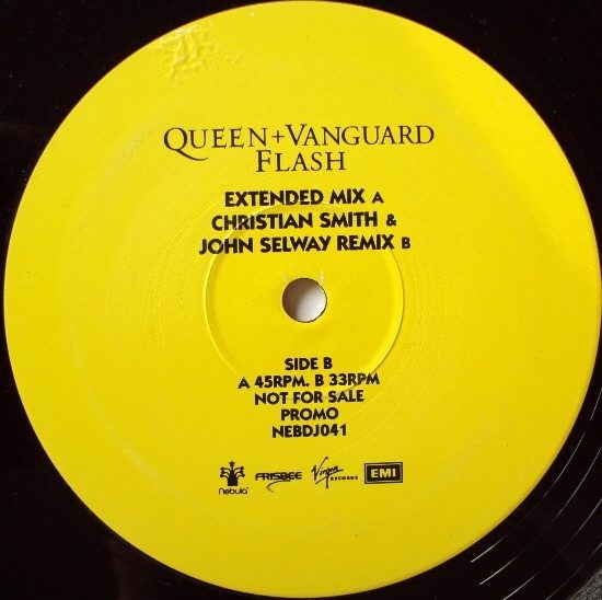 Обложка пластинки Queen + Vanguard – Flash